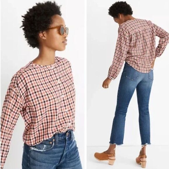 Madewell Meadow Shirt in Check. Size Large. Excellent Condition. - Picture 7 of 7